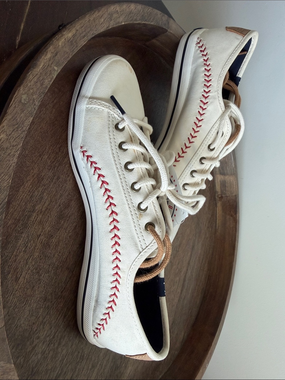 Keds Baseball Stitch Canvas Sneakers NWT -AS IS - Picture 7 of 9